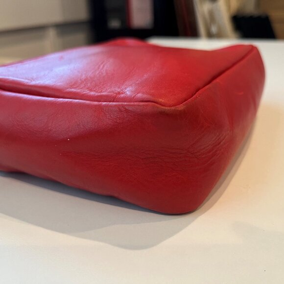 Clare V Midi Sac (Cherry Red) - NO STRAP INCLUDED - Picture 3 of 7